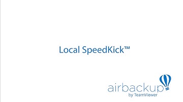 airbackup - Local SpeedKick™ Provides A Quick Backup Online