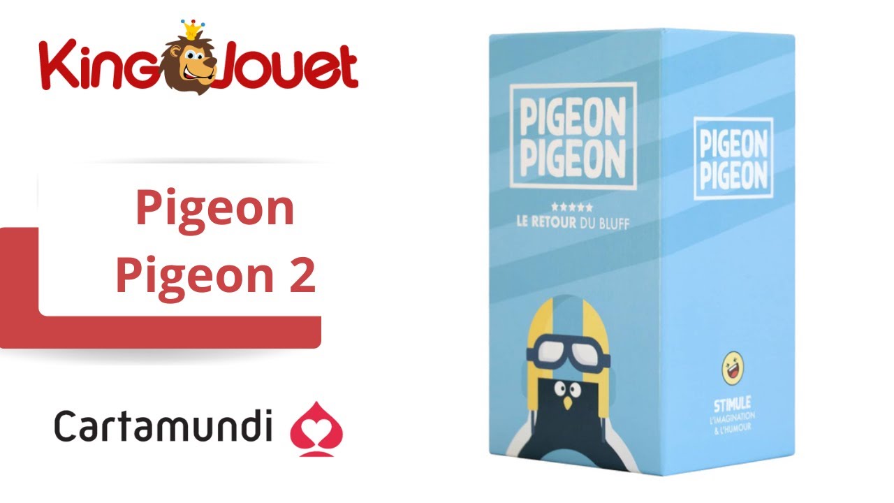 Pigeon pigeon 2 bleu - Pop games - Jeu d'ambiance et de bluff