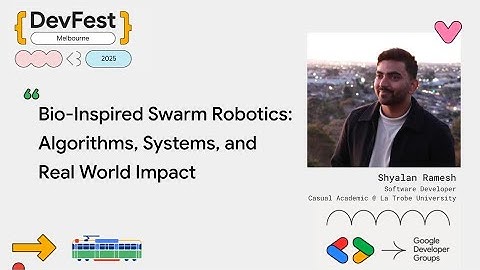 Shyalan Ramesh - Bio-Inspired Swarm Robotics: Algorithms, Systems, and Real World Impact