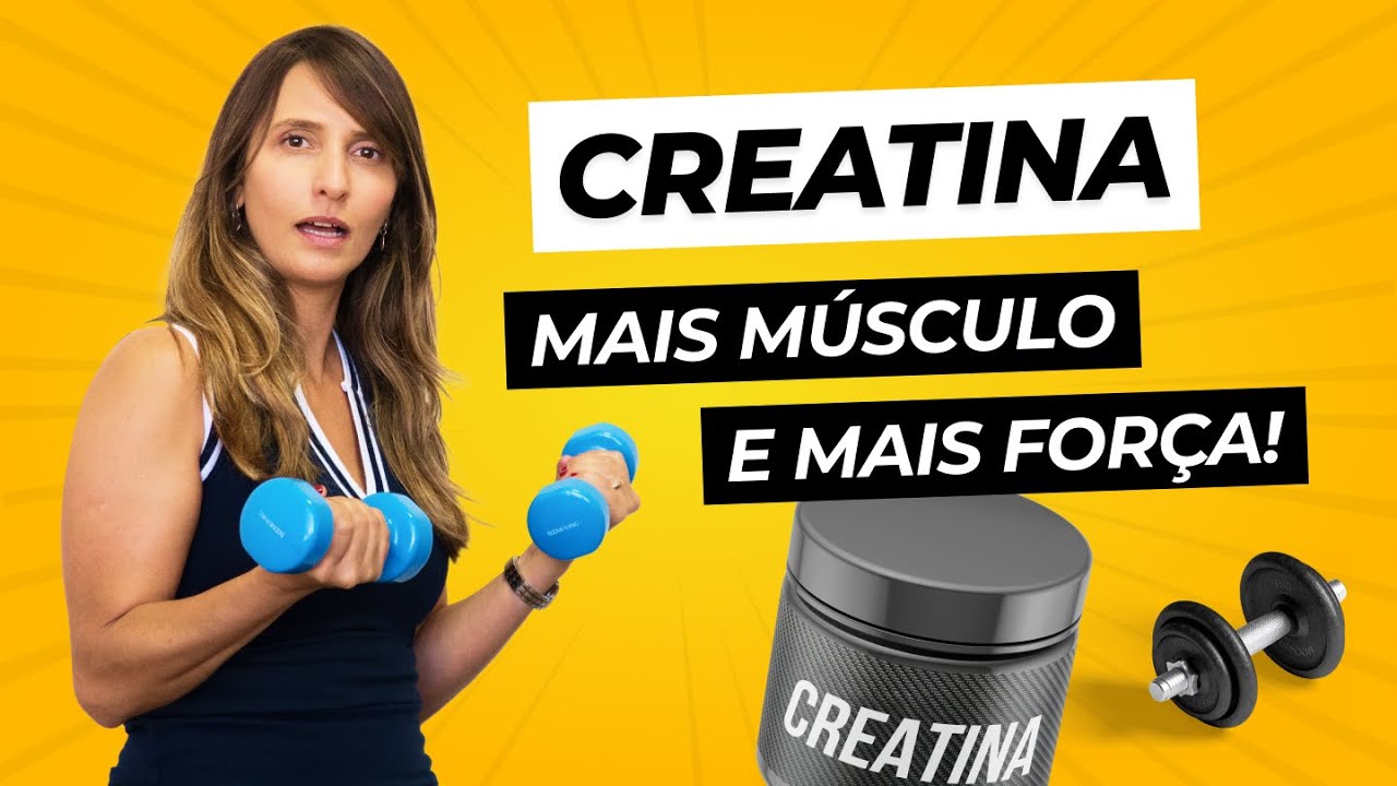 youtube image - Como crescer tomando CREATINA do jeito certo