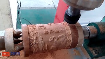 YIHAI Rotary axis 3D Carving CNC Router