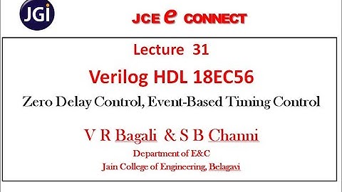 Lecture31 Zero delay control and Event Based timing control