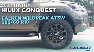 Falken Wildpeak A/T3W 285/60 R18 on 2023 Toyota Hilux Conquest @ RNH Tire Supply