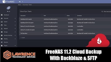FreeNAS 11.2 Cloud Backup, Restore & Encryption With Backblaze & SFTP