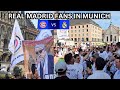 Real Madrid Fans Take Over Munich Streets Ahead of UCL Semifinal vs Bayern Munich