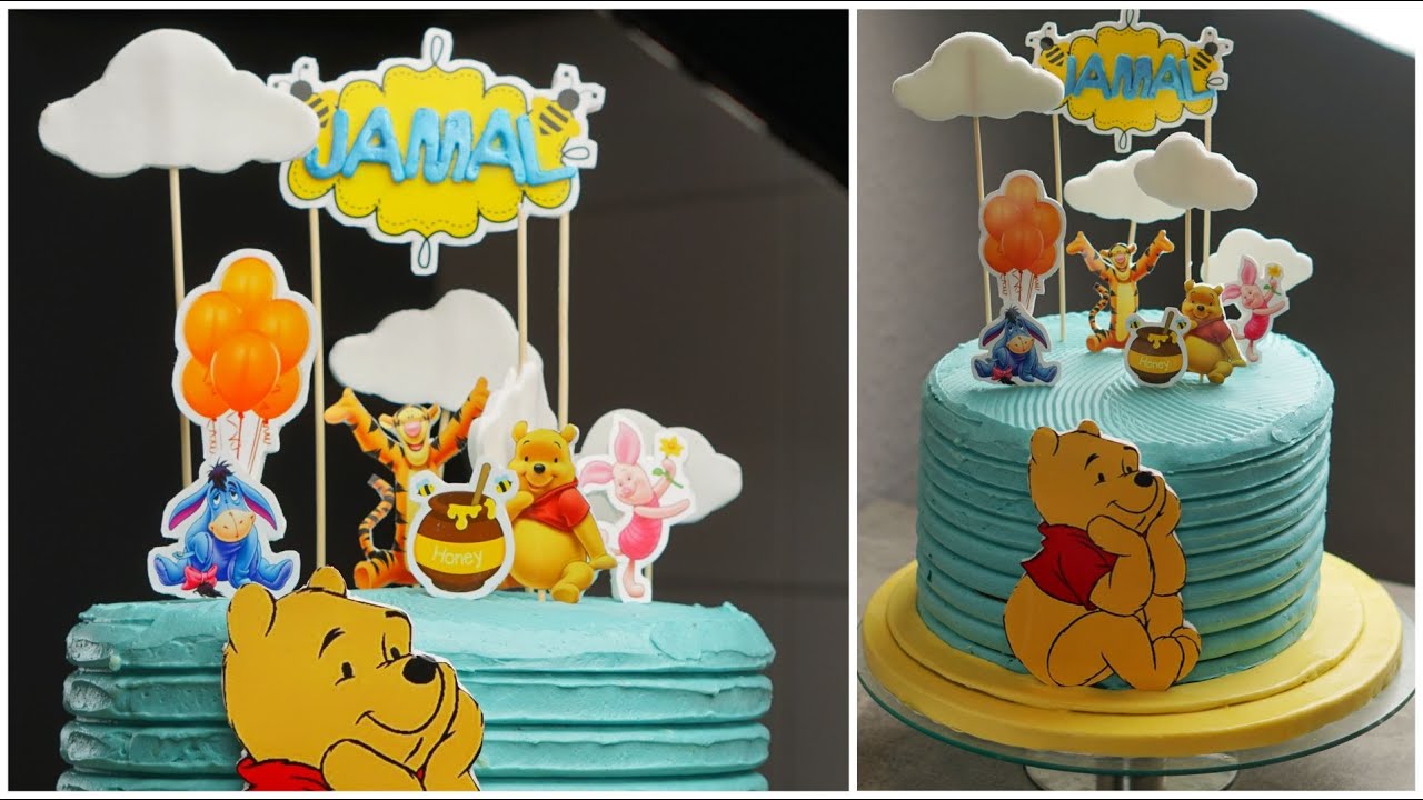 كريمة الزبدة الألمانية مع كيفية استخدام صور على الكيك و طريقة عمل اشكال بعجينة السكر