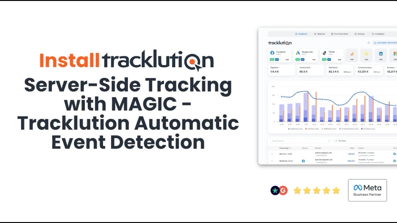 Install Server-Side Tracking with Automatic Event Detection