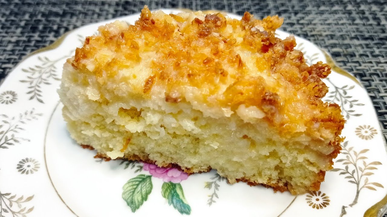 Cuca de côco deliciosa - você nunca fez algo tão fácil e delicioso !