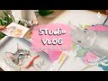 Using ART to cope with grief, painting and packing orders 🌷  Studio Vlog ✨