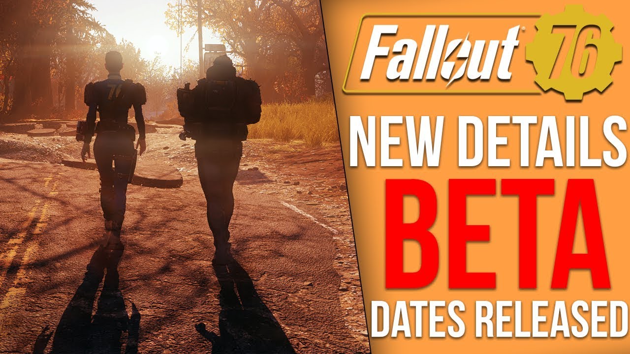 Fallout 76 New Details  - Next Week of BETA Dates Revealed, PC BETA News, New Perk and Lore Unveiled