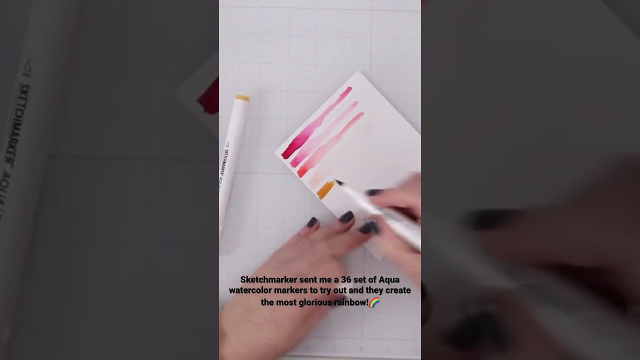 Sketchmarker Alcohol Ink markers: Unboxing, first look, and 4