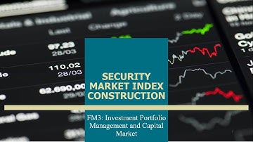 Security Market Index Weighting Methods