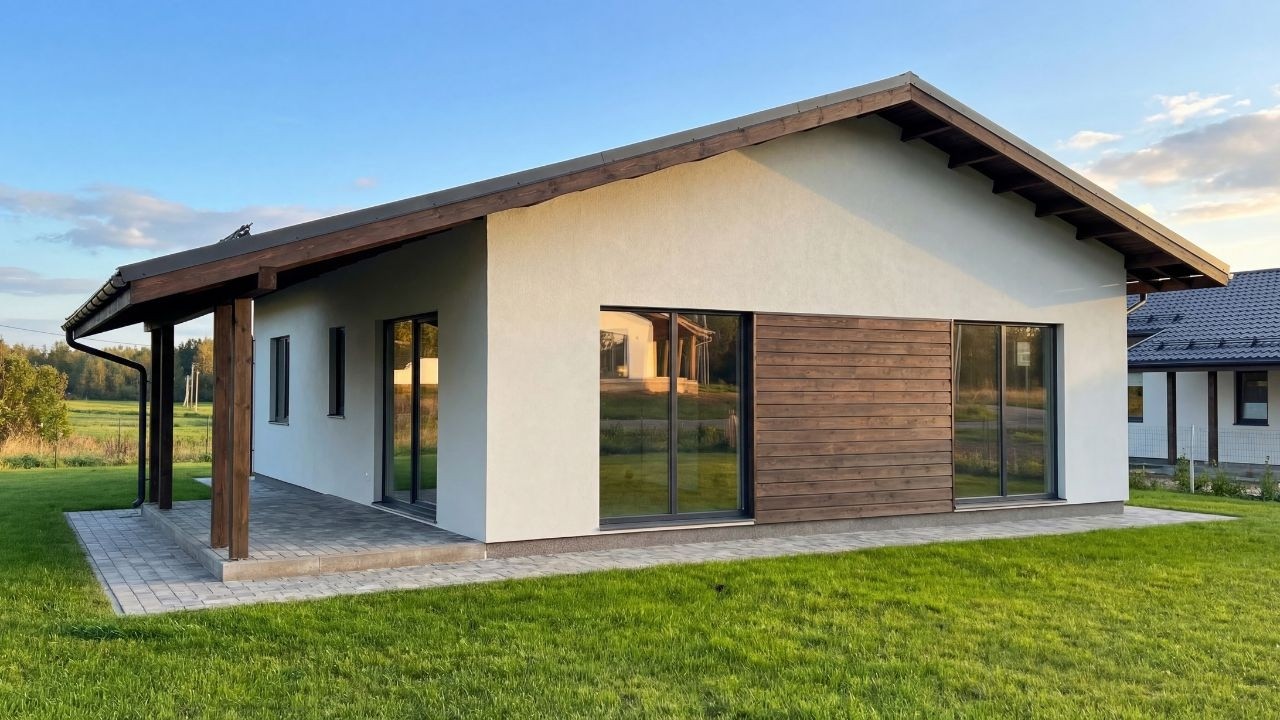 We Built a Modern Dream Wooden House - Full step by step Construction Process