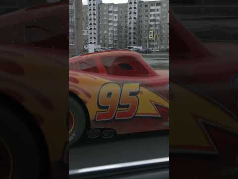 Disney Pixar Cars Lightning McQueen 95 Car 95 Shorts Short Mcqueen 95