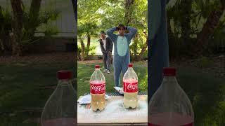 Coke And Mentos Do Not Mix Well..