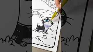 So Many of YOU Wanted Tuxedo Cat 🖤🤍 | Coloring Book ASMR