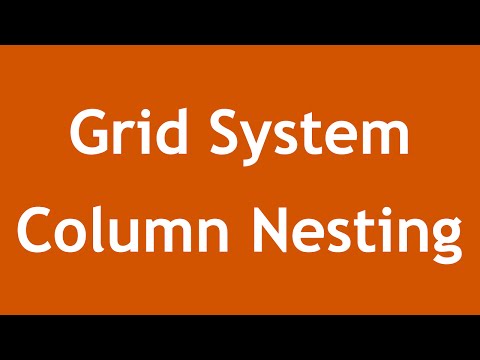 [ Twitter Bootstrap 3 In Arabic ] #10 - Grid System Column Nesting