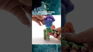 3D Printed Articulated Santa Octopus