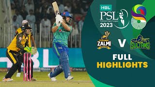 Full Highlights | Peshawar Zalmi vs Multan Sultans | Match 27 | HBL PSL 8 | MI2T