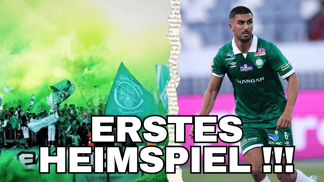 Mein erstes Heimspiel mit Raja Casablanca 🇲🇦💚 | Gänsehaut pur