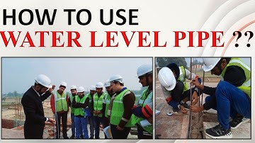 HOW TO USE WATER LEVEL PIPE ?| LEVEL PIPE से WATER LEVEL कैसे निकालें ? || By Civil Guruji