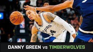 Danny Green's Highlights: 17 PTS, 2 AST, 2 BLK, 2 STL, 3 threes vs Timberwolves (18.10.2017)