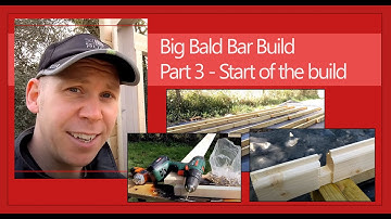 Big Bald Bar Build Part 3 - The build starts! Some useful bar build tips from this armature!