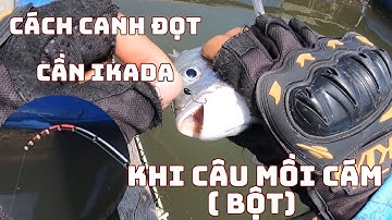 CÁCH CANH ĐỌT CẦN IKADA KHI CÂU MỒI CÁM ( BỘT). CÂU CÁ BIỂN , CÂU CÁ TRÊN LÀNG BÈ.