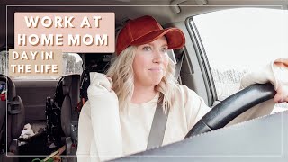 WORK AT HOME MOM VLOG | Day in the Life