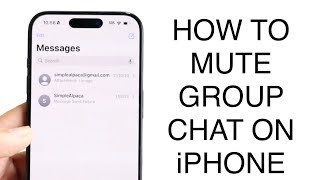 How To Mute a Group Chat On iPhone (2023)