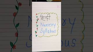 Nursery Syllabus Hindi worksheet for class Nursery l Daily practice worksheets for class Nursery KG