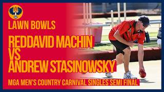 David Machin vs Andrew Stasinowsky | MGA Men's Country Carnival Singles Semi Final