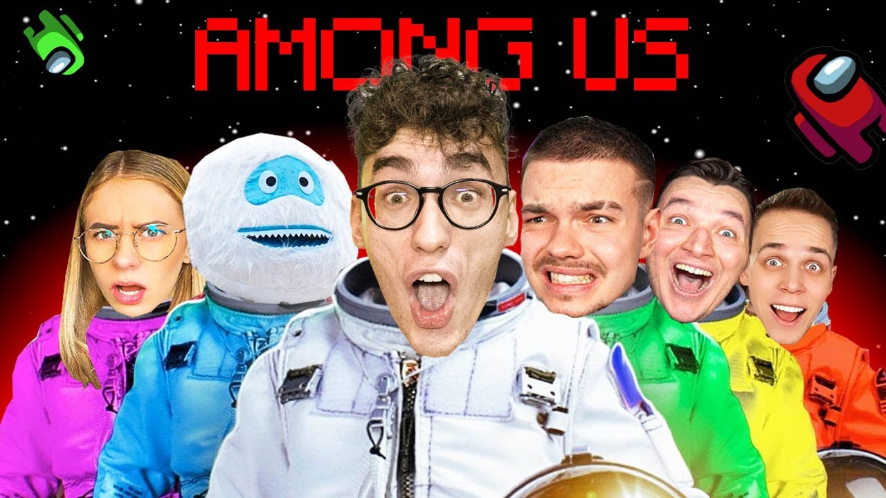 CAŁE PALIONOWO GRA w AMONG US! (niebezpieczne)