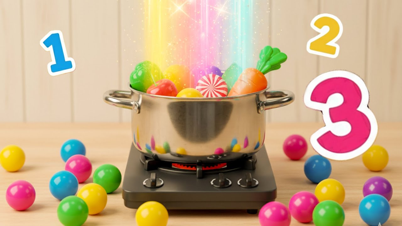 Learn Fruits and Vegetables! - Cutting Toy Food with Velcro | Educational Video for Kids