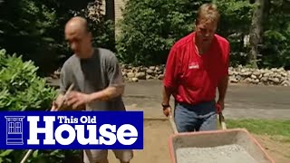 How to Lay a Brick Paver Walkway | This Old House
