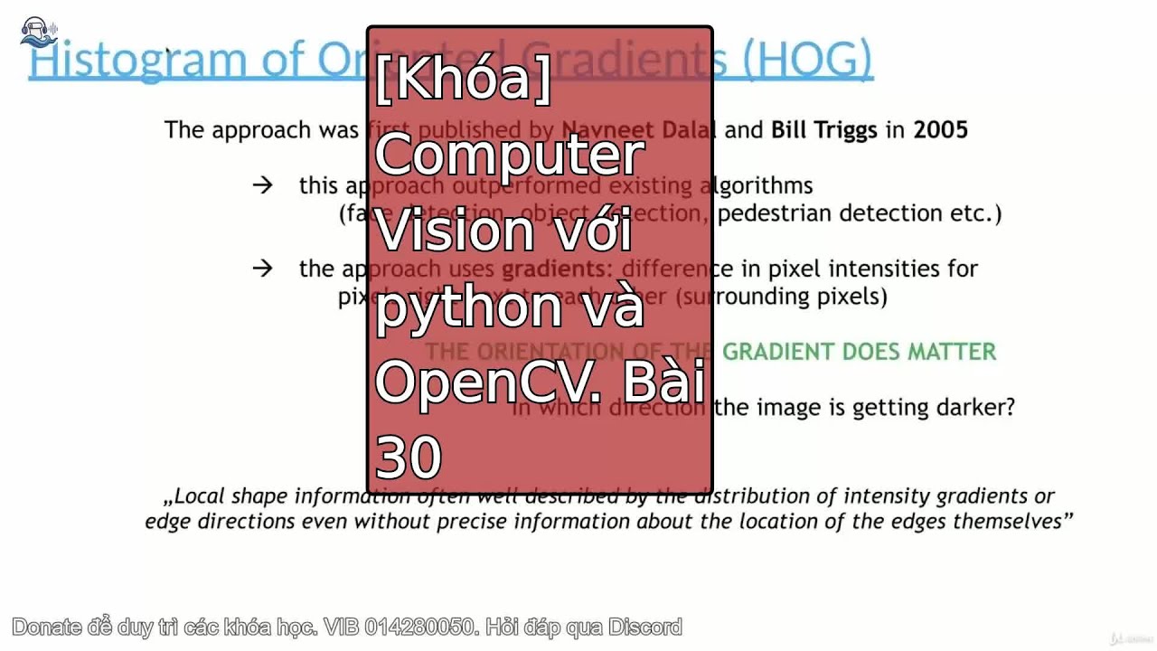 Bài 30-35: Khoá học Computer Vision với Python và OpenCV - YouTube