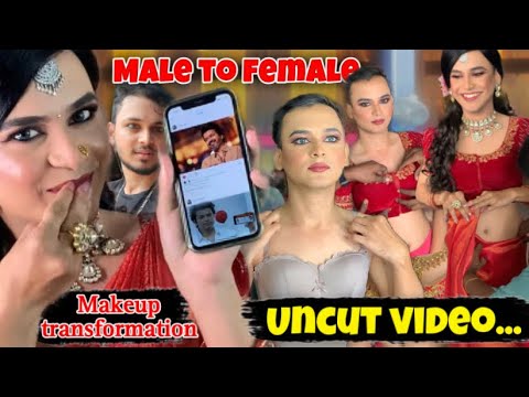 Lady Getup UNCUT FULL VIDEO ~ தமிழ் | மணப்பெண் ஒப்பனை| boy to girl makeup Transformation ​#mskzone