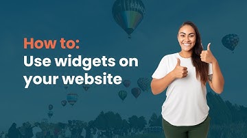 How To Use Widgets In The 543 Drag And Drop Website Editor