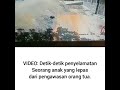 Detik-detik pemotor menyelamatkan seorang bayi