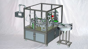 fully automatic essential oil bottling equipment two heads liquid filling capping machine 全自動精油灌裝聯動線