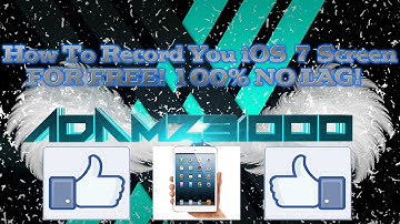 How to record your iOS 7 screen no jailbreak! 100% NO LAG! 100% FREE!