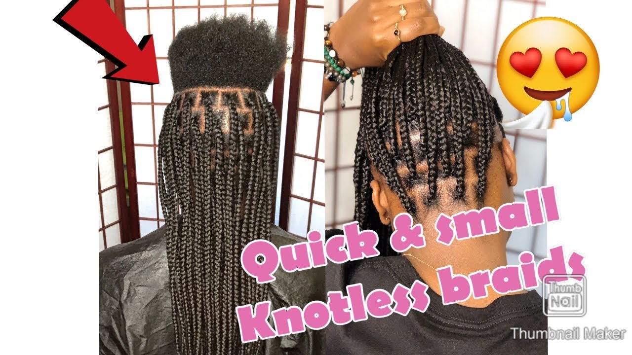 Knotless braids YouTube