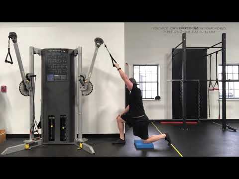 1/2 Kneel Single Arm Cable Lat Pulldown