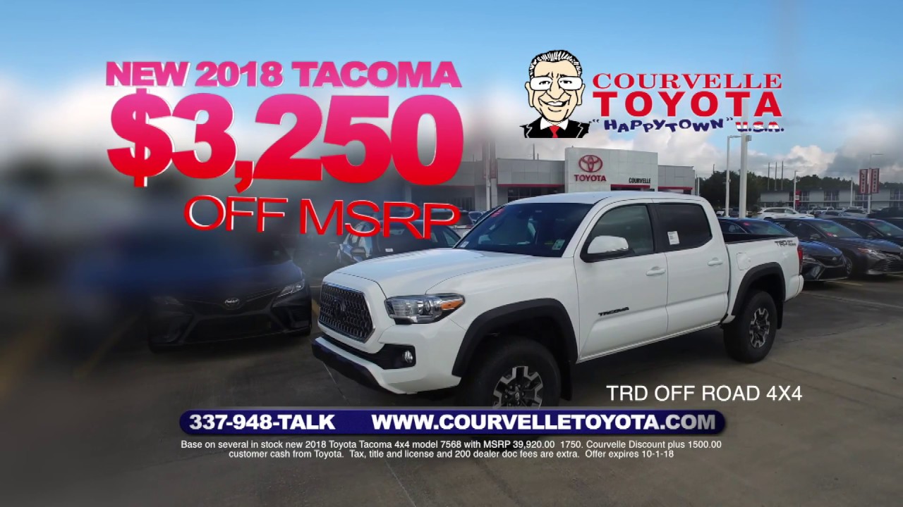 Courvelle Toyota Clearnace Sales Event YouTube