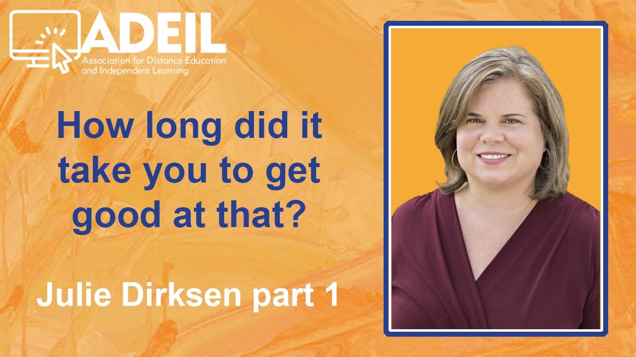 Julie Dirksen Talk to the Elephant interview 1 How long did it take you to get good at that?