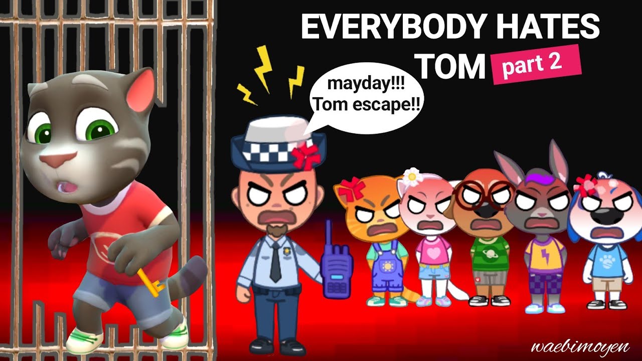 My Talking Tom Friends World - EVERYBODY HATES TOM part 2 - TOM ESCAPE