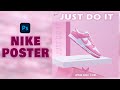 Nike Shoes Poster Design Tutorial in Photoshop 2026 - Beginner to Pro Complete Guide