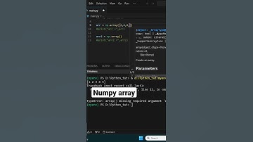Numpy array in python | ML & AI | tutorial | #codemining
