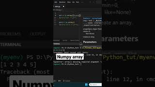 Numpy array in python | ML & AI | tutorial | #codemining