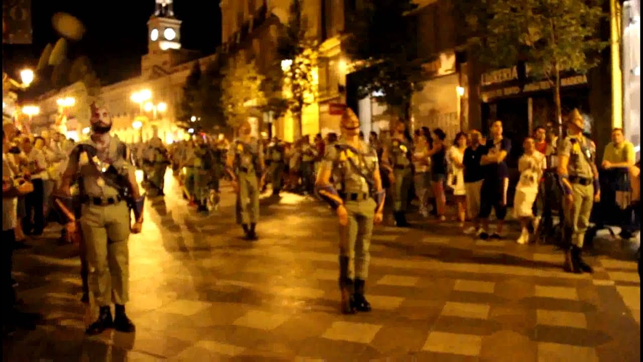 Procesión Cristo Mena. Legión española. JMJ Madrid. España 2/2